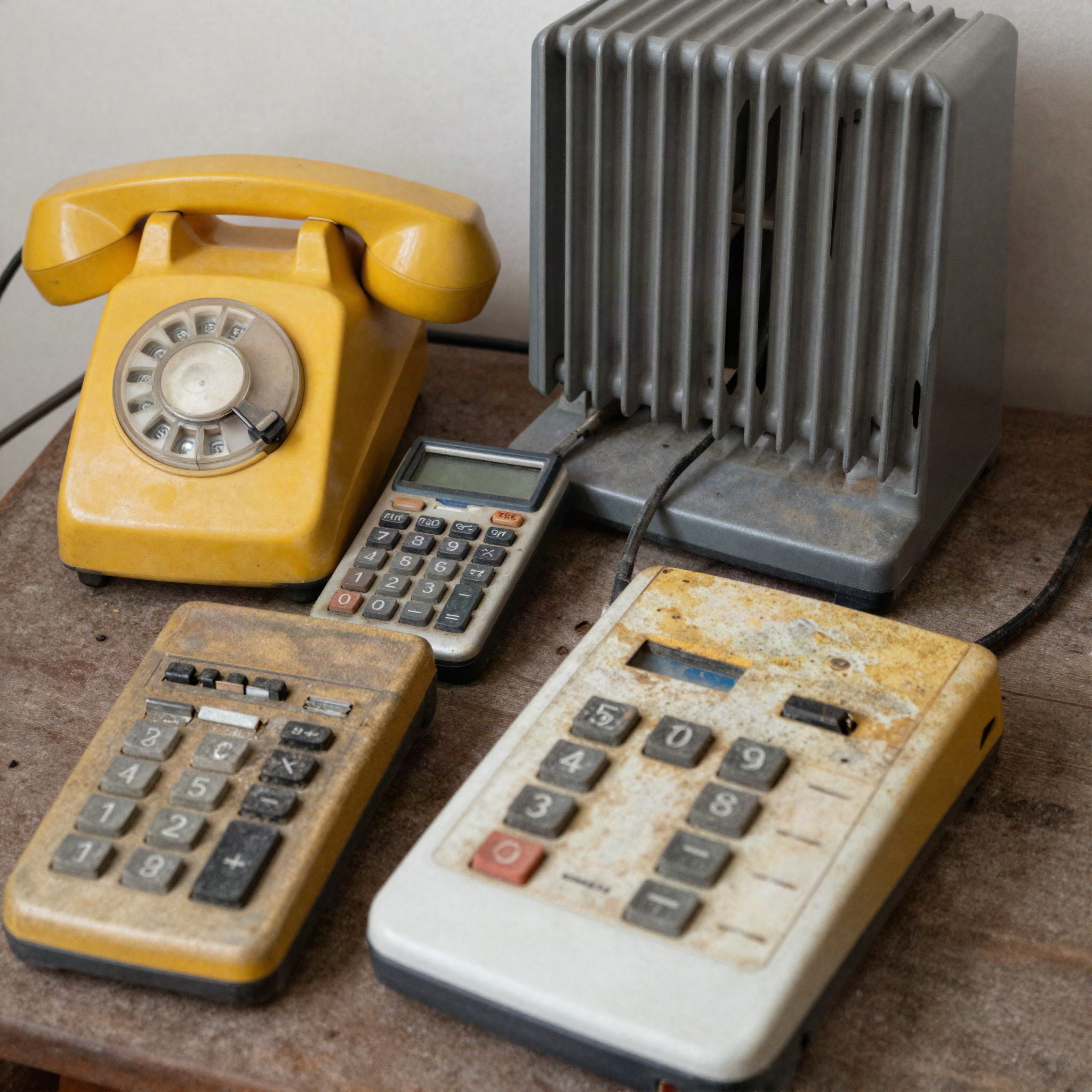 Centrais Telefônicas, Calculadoras e Aquecedores